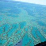 Possúi 2.200km de comprimento com largura variando de 30km a 740km - Barreira dos Corais, Queensland - Austrália