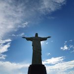 Corcovado, com a imagem do Cristo Redentor, um dos símbolos da Cidade Maravilhosa - Rio de Janeiro, RJ