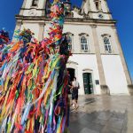 A fachada da Igreja Nossa Senhora do Bonfim - Salvador, Bahia